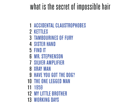 secret tracks